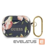 Back panel cover Guess  Guess GUACAPTPUBKFL03 AirPods Pro cover blue/blue N.3 Flower Collection