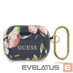 Back panel cover Guess  Guess GUACAPTPUBKFL03 AirPods Pro cover blue/blue N.3 Flower Collection