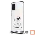 Back panel cover Karl Lagerfeld  Karl Lagerfeld Choupette Fun Case for Samsung A41 - Transparent 