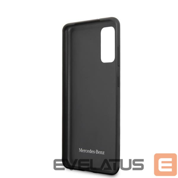 Back panel cover Mercedes-Benz Mercedes Wood Line Walnut Case for Samsung Galaxy S20 - Brown