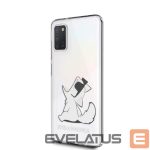 Back panel cover Karl Lagerfeld  Karl Lagerfeld Choupette Fun Case for Samsung Galaxy A31 - Transparent 