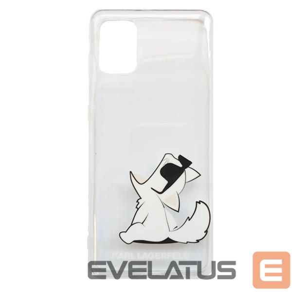 Back panel cover Karl Lagerfeld Karl Lagerfeld Choupette Fun Case for Samsung Galaxy A31 - Transparent