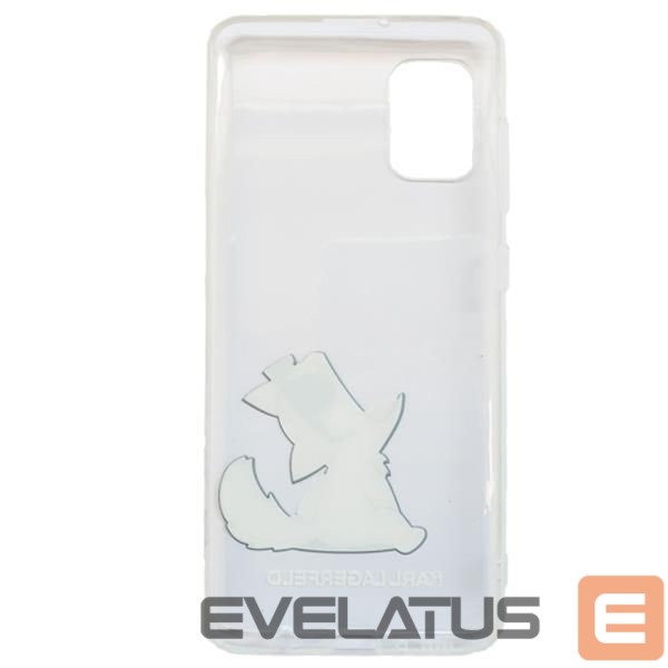 Back panel cover Karl Lagerfeld Karl Lagerfeld Choupette Fun Case for Samsung Galaxy A31 - Transparent