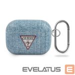Back panel cover Guess  Guess GUACAPTPUJULLB AirPods Pro cover blue/light blue Jeans Collection