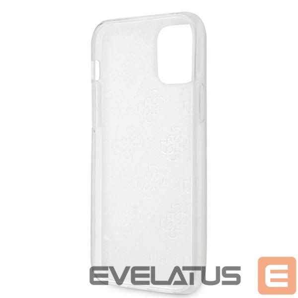 Back panel cover Guess Guess GUHCP12L3D4GTR iPhone 12 Pro Max 6.7" transparent hardcase 4G 3D Pattern Collection