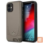 Back panel cover Mercedes-Benz  Mercedes Urban Line Case for iPhone 12 mini - Brown 