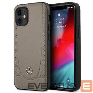 Back panel cover Mercedes-Benz  Mercedes Urban Line Case for iPhone 12 mini - Brown 