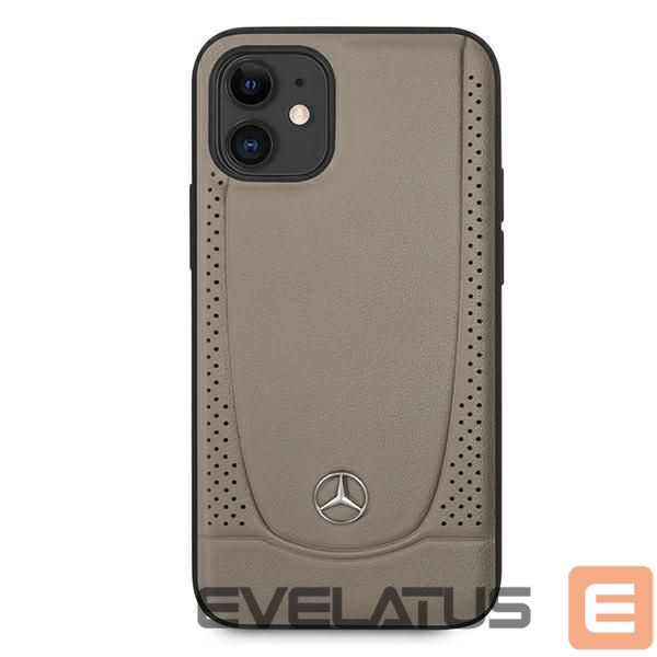 Back panel cover Mercedes-Benz Mercedes Urban Line Case for iPhone 12 mini - Brown