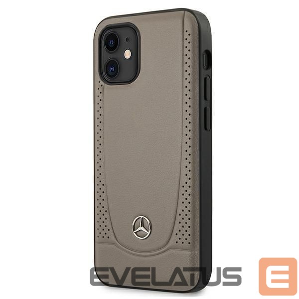 Back panel cover Mercedes-Benz Mercedes Urban Line Case for iPhone 12 mini - Brown