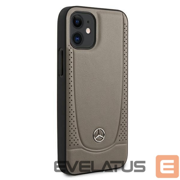 Back panel cover Mercedes-Benz Mercedes Urban Line Case for iPhone 12 mini - Brown