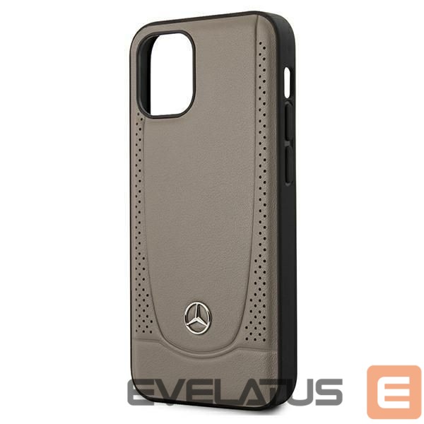 Back panel cover Mercedes-Benz Mercedes Urban Line Case for iPhone 12 mini - Brown