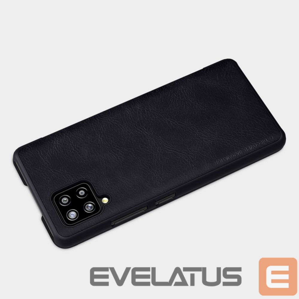 Back panel cover Nillkin Nillkin Qin leather holster case for Samsung Galaxy A42 5G black