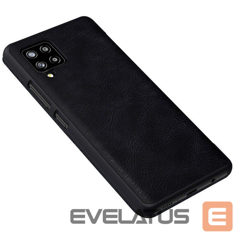 Back panel cover Nillkin Nillkin Qin leather holster case for Samsung Galaxy A42 5G black