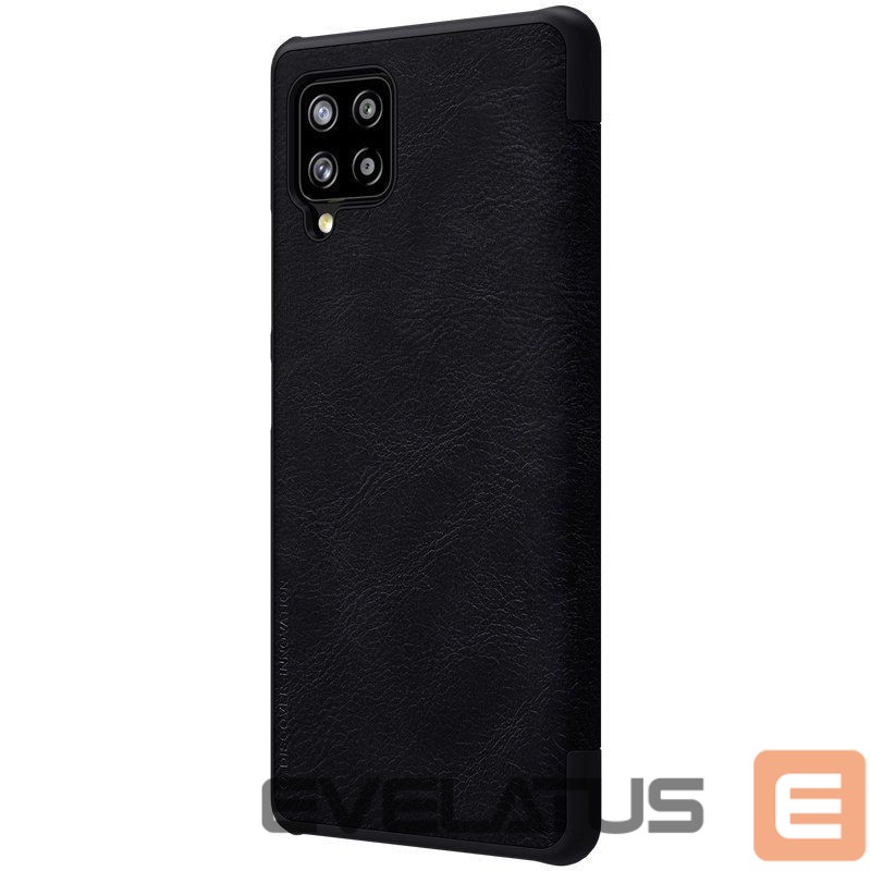 Back panel cover Nillkin Nillkin Qin leather holster case for Samsung Galaxy A42 5G black