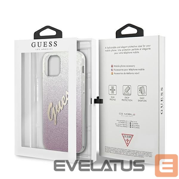 Back panel cover Guess Pink