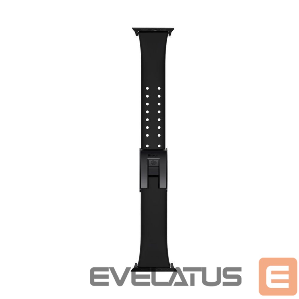 Back panel cover Baseus Baseus Slip-Thru strap band bracelet for Apple Watch 3/4/5/6/SE 38mm/40mm black (LBWSE-01)