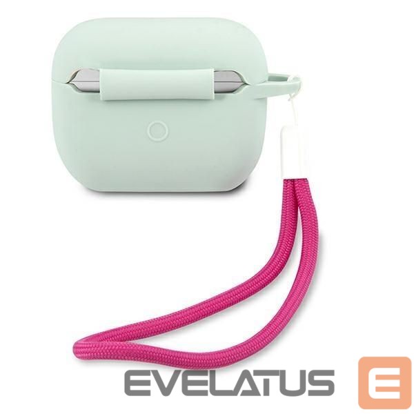 Back panel cover Guess Guess GUACAPLSVSBF AirPods Pro cover blue fuchsia/blue fuschia Silicone Vintage