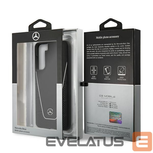 Back panel cover Mercedes-Benz Mercedes Dynamic Line case for Samsung Galaxy S21 - black