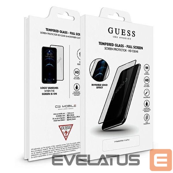 Protective glass Guess - Guess Tempered Glass GUSPP12LSLTR iPhone 12 Pro Max 6.7" Vintage Magic Logo