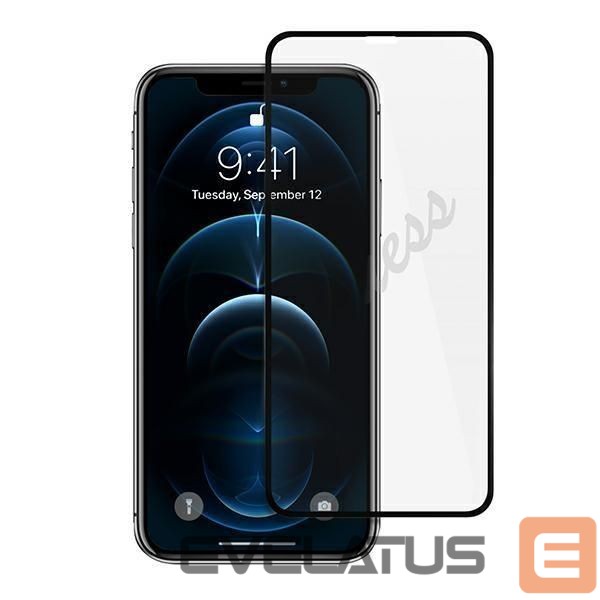 Protective glass Guess - Guess Tempered Glass GUSPP12LSLTR iPhone 12 Pro Max 6.7" Vintage Magic Logo