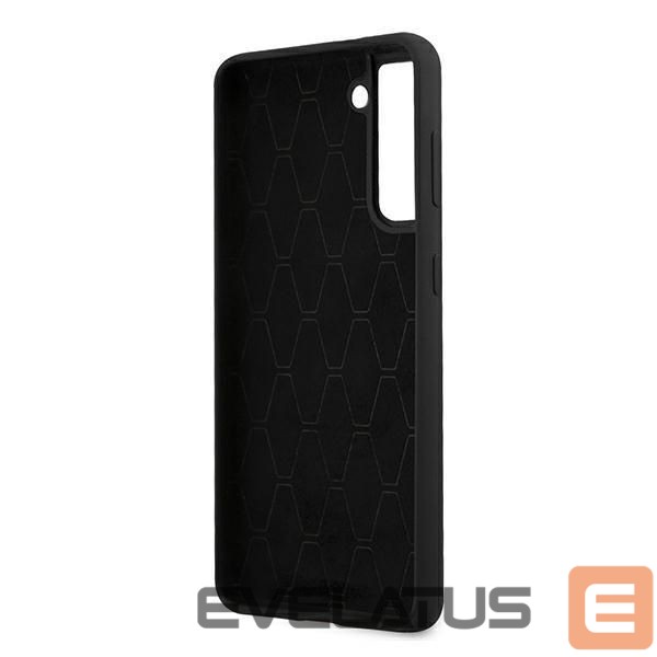 Back panel cover BMW BMW Silicone Stripes M Collection Case for Samsung Galaxy S21+ - Black