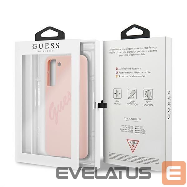 Back panel cover Guess Pink