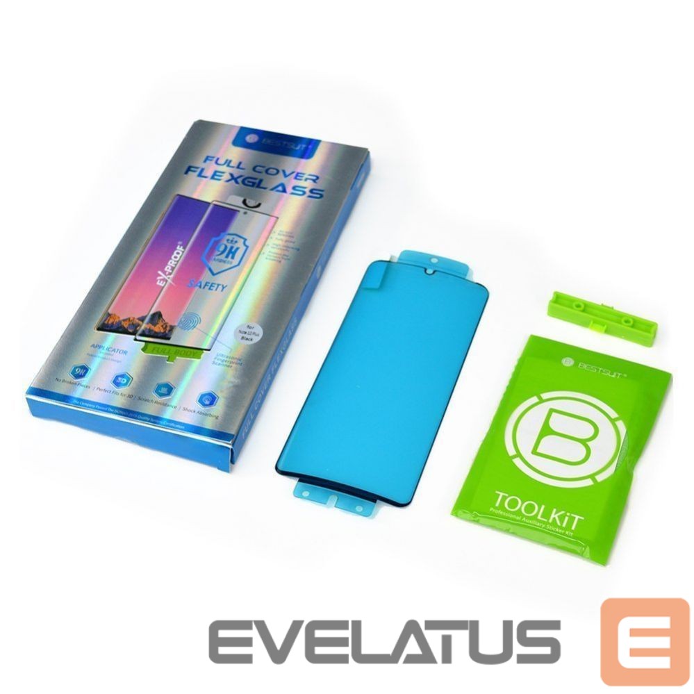 Protective glass Hurtel 3D Edge Nano Flexi Glass Hybrid Full Screen Protector with frame for Xiaomi Mi 11 transparent