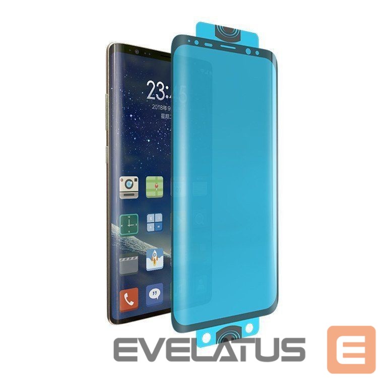 Protective glass Hurtel 3D Edge Nano Flexi Glass Hybrid Full Screen Protector with frame for Xiaomi Mi 11 transparent