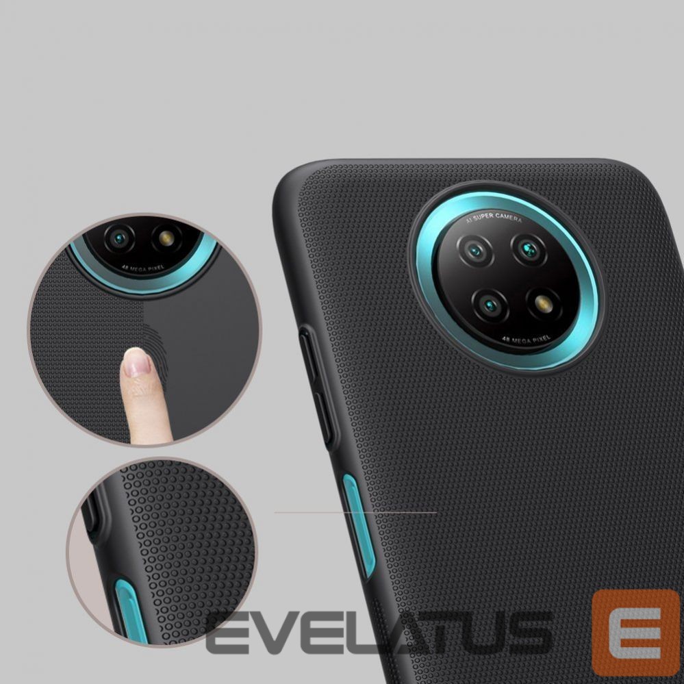 Back panel cover Nillkin Nillkin Super Frosted Shield reinforced case cover for Xiaomi Redmi Note 9T 5G black
