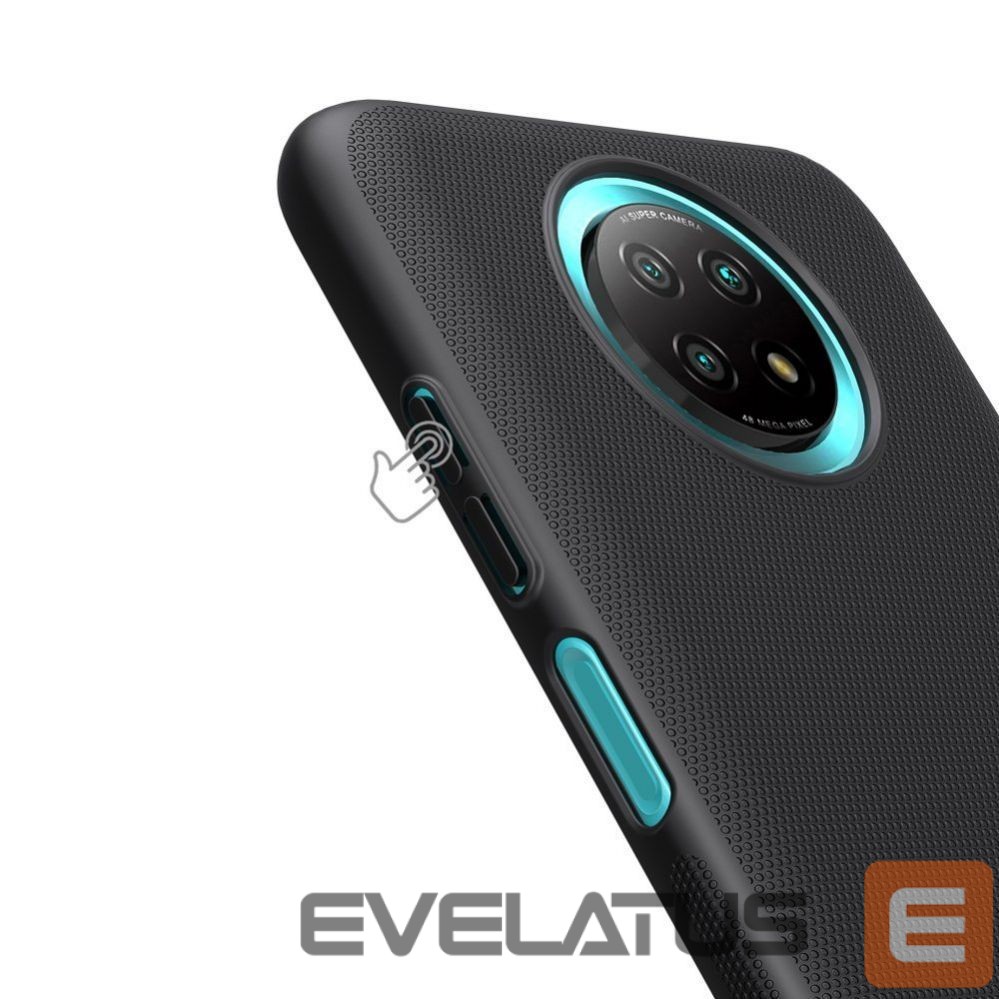 Back panel cover Nillkin Nillkin Super Frosted Shield reinforced case cover for Xiaomi Redmi Note 9T 5G black