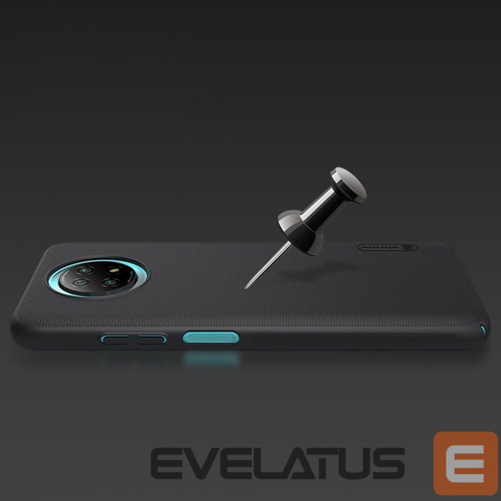 Back panel cover Nillkin Nillkin Super Frosted Shield reinforced case cover for Xiaomi Redmi Note 9T 5G black