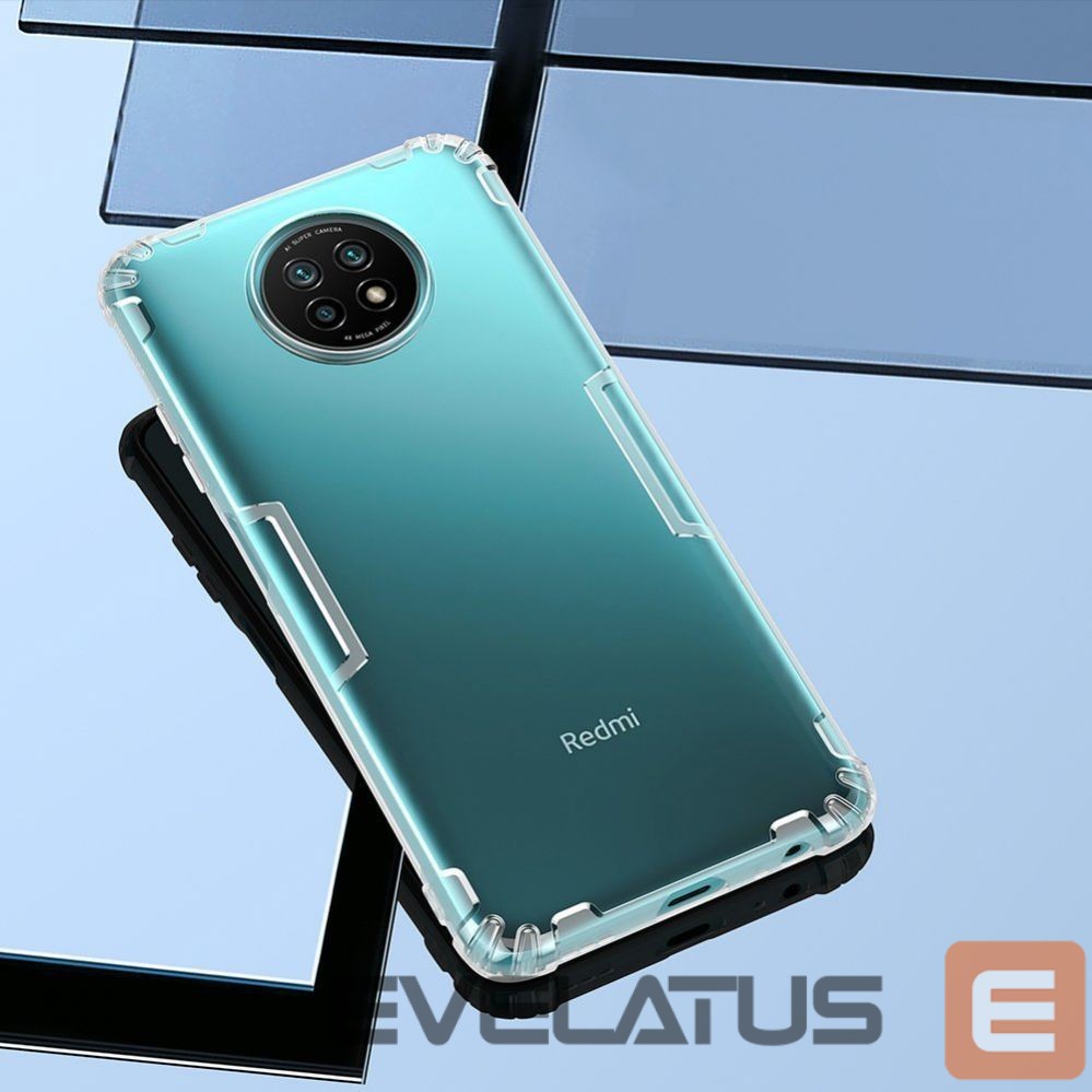 Back panel cover Nillkin Nillkin Nature Gel Case Cover Ultra Slim Xiaomi Redmi Note 9T 5G Transparent