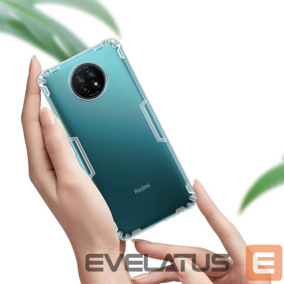 Back panel cover Nillkin Nillkin Nature Gel Case Cover Ultra Slim Xiaomi Redmi Note 9T 5G Transparent