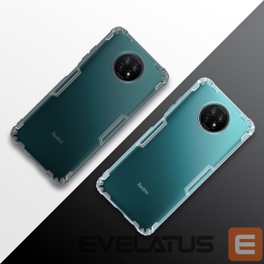 Back panel cover Nillkin Nillkin Nature Gel Case Cover Ultra Slim Xiaomi Redmi Note 9T 5G Transparent