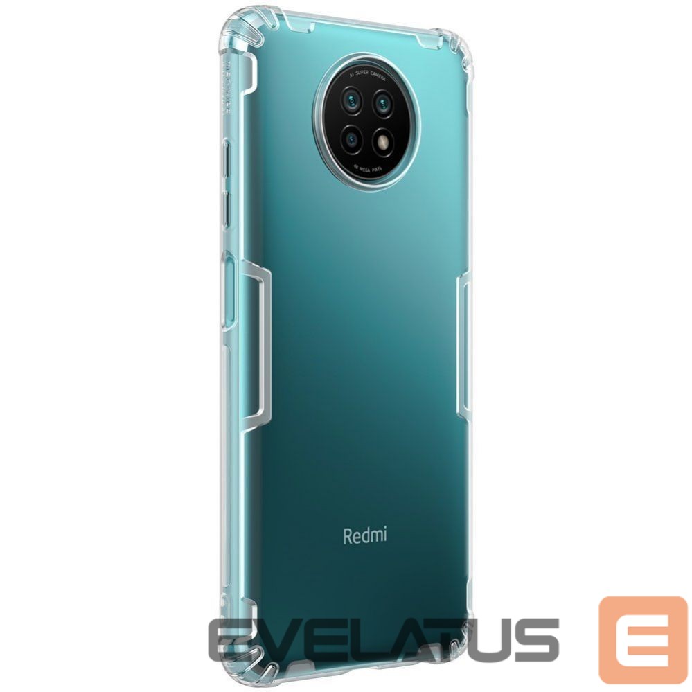 Back panel cover Nillkin Nillkin Nature Gel Case Cover Ultra Slim Xiaomi Redmi Note 9T 5G Transparent
