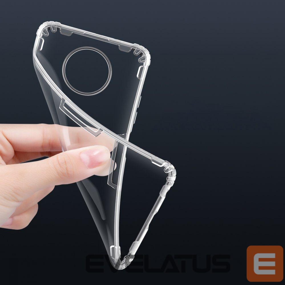 Back panel cover Nillkin Nillkin Nature Gel Case Cover Ultra Slim Xiaomi Redmi Note 9T 5G Transparent