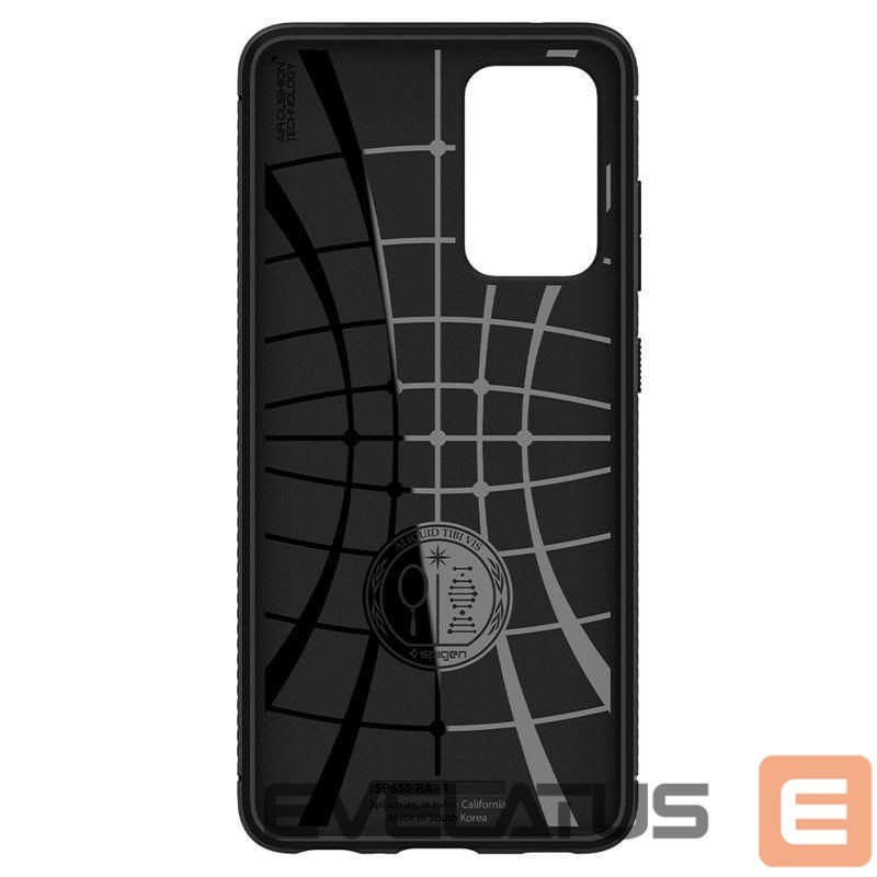 Back panel cover Spigen Spigen Rugged Armor Case for Samsung Galaxy A52 / A52S - Matte Black