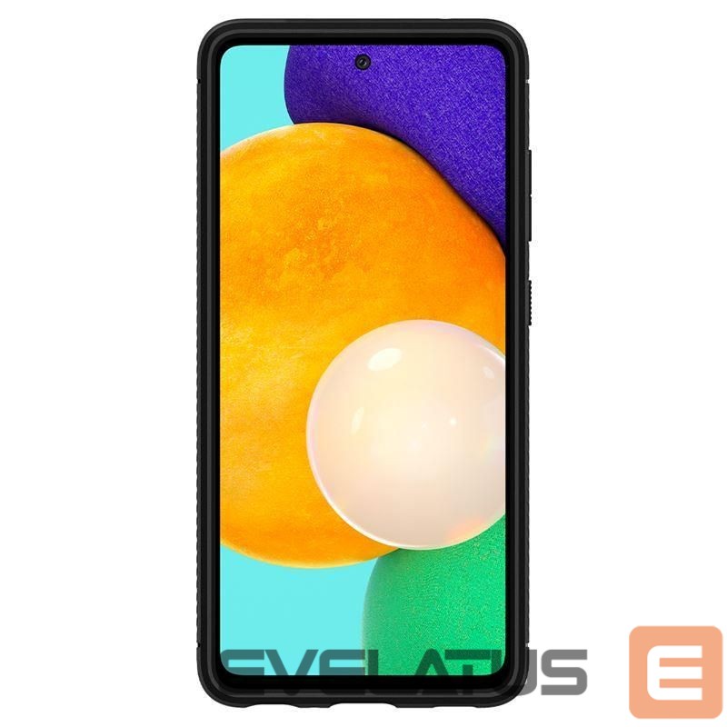 Back panel cover Spigen Spigen Rugged Armor Case for Samsung Galaxy A52 / A52S - Matte Black