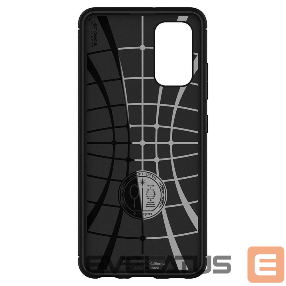 Back panel cover Spigen Spigen Rugged Armor Case for Samsung Galaxy A52 / A52S - Matte Black