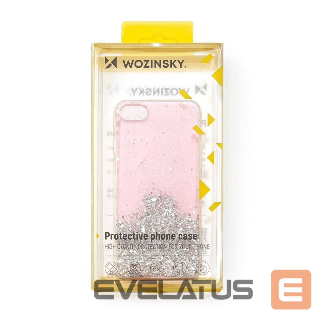 Back panel cover Wozinsky Transparent || Silver
