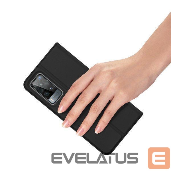 Back panel cover Dux Ducis Dux Ducis Skin Pro Bookcase type case for Vivo X60 black