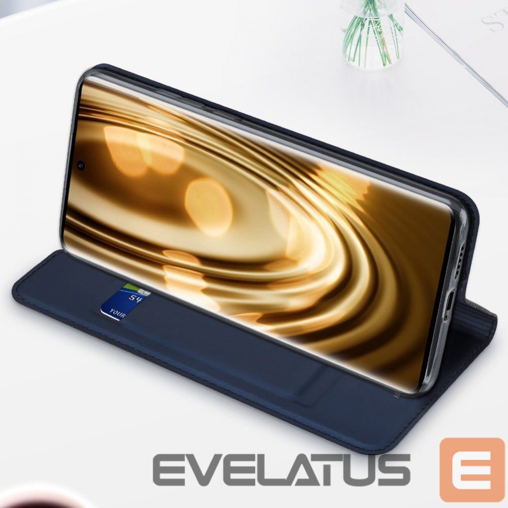 Back panel cover Dux Ducis Dux Ducis Skin Pro Bookcase type case for Vivo X60 black