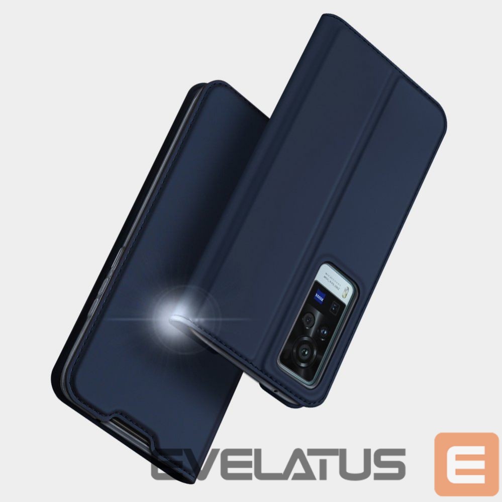 Back panel cover Dux Ducis Dux Ducis Skin Pro Bookcase type case for Vivo X60 black