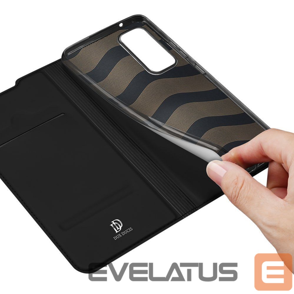 Back panel cover Dux Ducis Dux Ducis Skin Pro Bookcase type case for Vivo X60 black