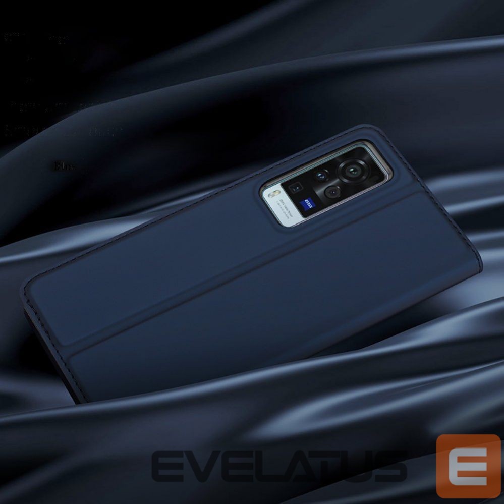 Back panel cover Dux Ducis Dux Ducis Skin Pro Bookcase type case for Vivo X60 black