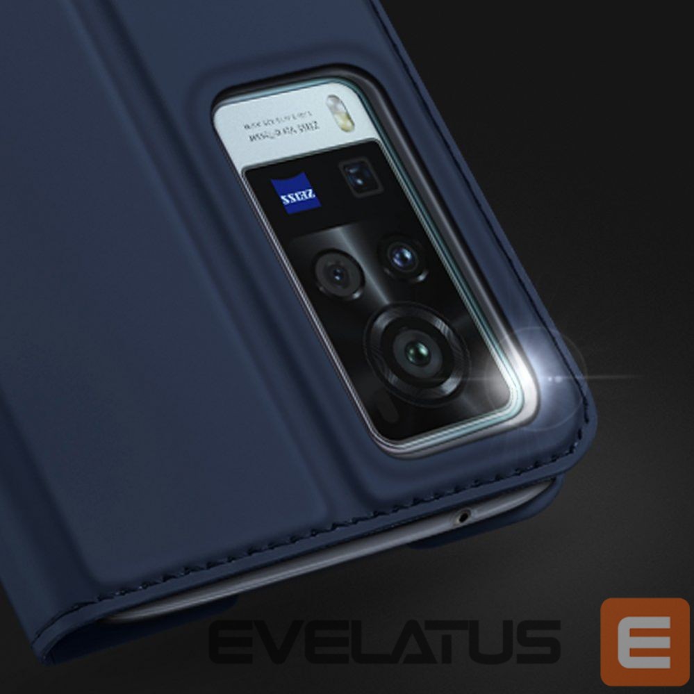 Back panel cover Dux Ducis Dux Ducis Skin Pro Bookcase type case for Vivo X60 black