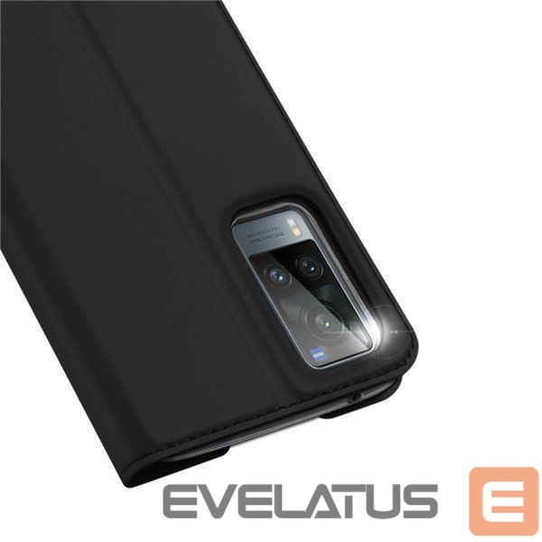 Back panel cover Dux Ducis Dux Ducis Skin Pro Bookcase type case for Vivo X60 black