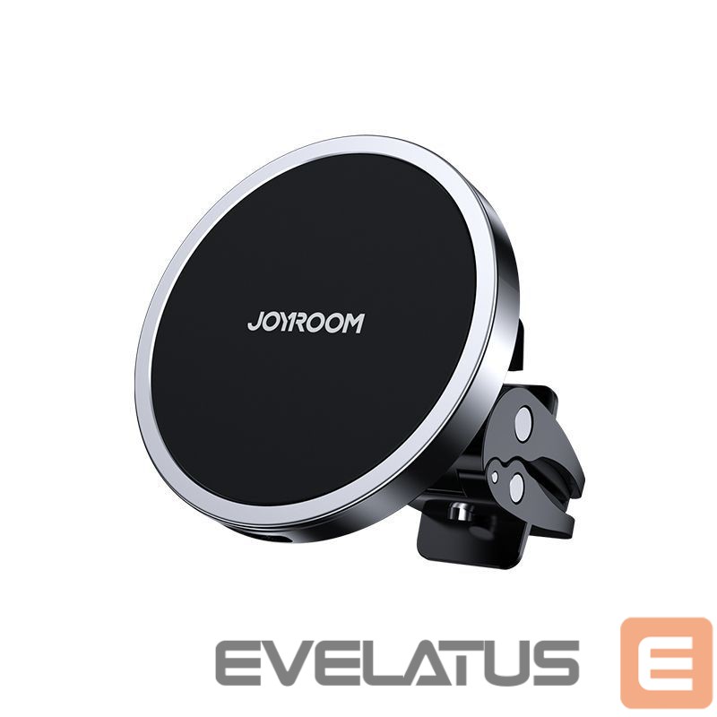 Adapter Joyroom Joyroom Car Magnetic Holder Qi Wireless Inductive Charger 15W (MagSafe Compatible for iPhone) Black (JR-ZS240)