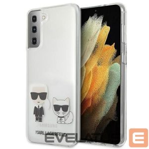 Back panel cover Karl Lagerfeld  Karl Lagerfeld Karl&Choupette Case for Samsung Galaxy S21+ - Transparent 