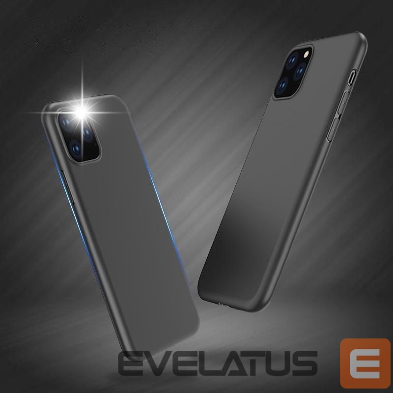Back panel cover Hurtel Soft Case TPU gel protective case cover for Samsung Galaxy A72 4G black